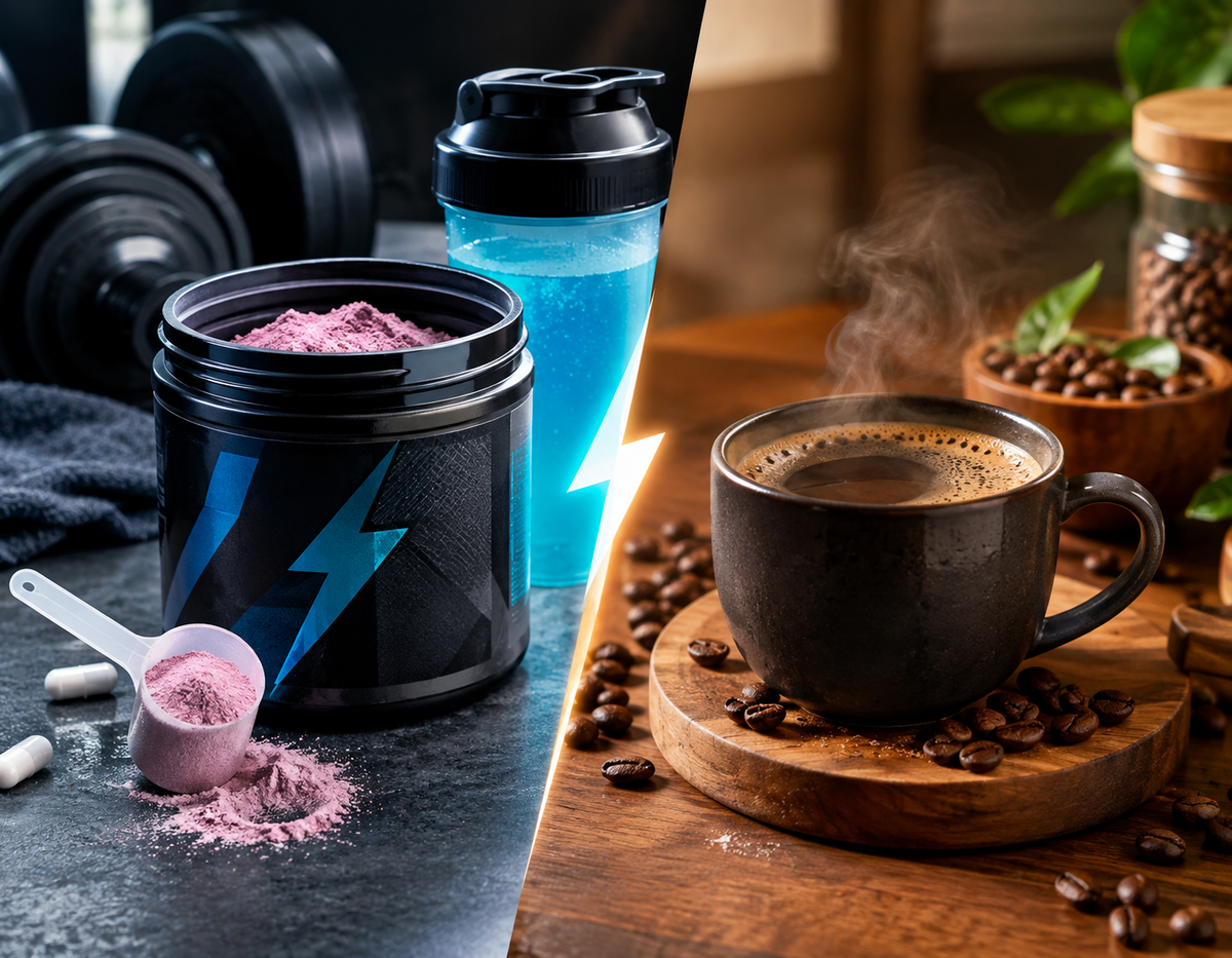Pre-Workout vs Caffeine: 
